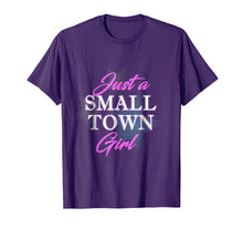 Load image into Gallery viewer, Funny shirts V-neck Tank top Hoodie sweatshirt usa uk au ca gifts for Just A Small Town Girl T-Shirt for Women Stylish Girls Tee 2080391
