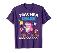 Load image into Gallery viewer, Teacher Shark Tshirt Doo Doo Doo Tee Gift For Teachers
