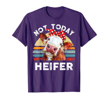 Load image into Gallery viewer, Funny shirts V-neck Tank top Hoodie sweatshirt usa uk au ca gifts for Funny Not Today Heifer T shirt Vintage Cows 60s 70s Gifts 451879
