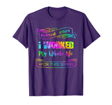Load image into Gallery viewer, Retired 2019 Shirt: Funny Retirement Gift T-Shirt
