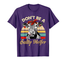 Load image into Gallery viewer, Funny shirts V-neck Tank top Hoodie sweatshirt usa uk au ca gifts for Don&#39;t Be A Salty Heifer Shirt - Cow Lover Gitf Vintage Farm 173243
