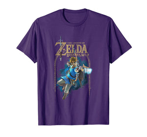Zelda Breath Of The Wild Link Arch Shot Logo Graphic T-Shirt 125669