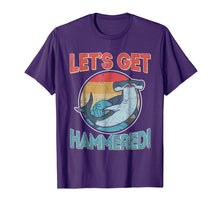 Load image into Gallery viewer, Funny shirts V-neck Tank top Hoodie sweatshirt usa uk au ca gifts for Hammerhead Funny Shark Gifts Shirts, Let&#39;s Get Hammered 1906559
