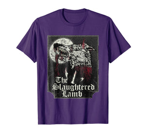 Funny shirts V-neck Tank top Hoodie sweatshirt usa uk au ca gifts for The Slaughtered Lamb wolf Halloween T-shirt Men Women Kids 1489901