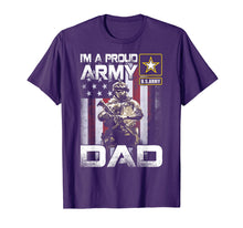 Load image into Gallery viewer, Funny shirts V-neck Tank top Hoodie sweatshirt usa uk au ca gifts for I&#39;m A Proud Army Dad T-Shirt 1078358
