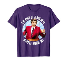 Load image into Gallery viewer, Funny shirts V-neck Tank top Hoodie sweatshirt usa uk au ca gifts for Anchorman Ron Burgundy I&#39;m Kind of a Big Deal T-Shirt 543031
