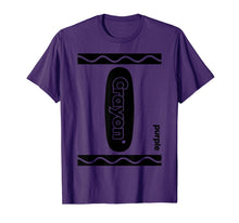 Load image into Gallery viewer, Purple Crayon Box Halloween Costume Matching Couple Group T-Shirt

