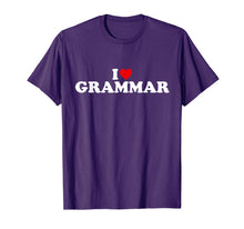 Load image into Gallery viewer, I Love Grammar - Heart T-Shirt-2259798
