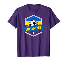 Load image into Gallery viewer, Ukraine Soccer T Shirt Ukrainian Team Ball Flag Gift 2020 T-Shirt-3201705
