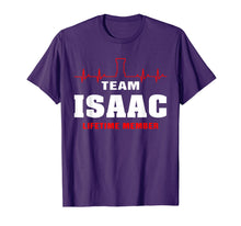 Load image into Gallery viewer, Team Isaac lifetime member shirt surname Isaac name T-Shirt
