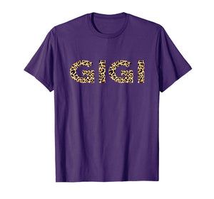 Gigi Leopard T Shirts For Women Grandma Mother's Day Gifts TShirt914853