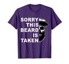 Load image into Gallery viewer, Mens Sorry This Beard Is Taken Funny Gift for Bearded Man T-Shirt-1746676
