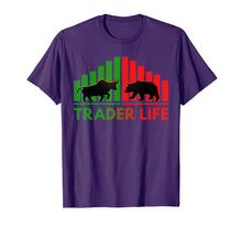Load image into Gallery viewer, Trader Life Bulls and Bears Stock Market Trading Investors T-Shirt
