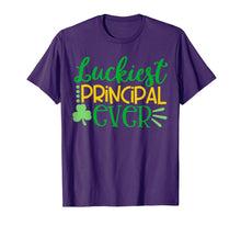 Load image into Gallery viewer, Luckiest Principal Ever - Funny Cute St. Patricks Day Gift T-Shirt-561161
