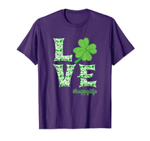 Load image into Gallery viewer, LOVE Irish Shamrock Happy Life St Patrick&#39;s Day Gifts T-Shirt-4093847
