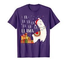 Load image into Gallery viewer, Funny shirts V-neck Tank top Hoodie sweatshirt usa uk au ca gifts for Fa La La Llama - Christmas Alpaca Lover Gift T-Shirt 1090321
