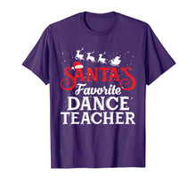 Load image into Gallery viewer, Santa&#39;s Favorite Dance Teacher Funny Christmas Gifts T-Shirt
