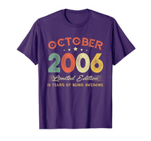 Load image into Gallery viewer, October 2006 13 Years Old Vintage 13th Birthday Gifts T-Shirt
