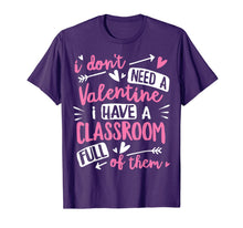 Load image into Gallery viewer, Teacher Valentines Day Funny Classroom School Gift Women Men T-Shirt-1193716

