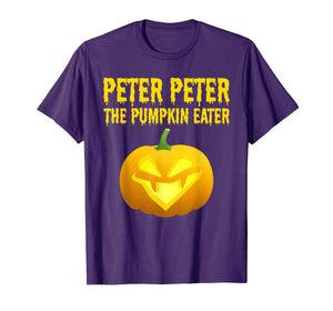 Mens Couples Halloween Costumes For Men Peter Peter Pumpkin Eater T-Shirt