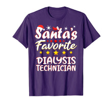 Load image into Gallery viewer, Funny shirts V-neck Tank top Hoodie sweatshirt usa uk au ca gifts for Santa&#39;s Favorite Dialysis Technician Christmas Xmas gift T-Shirt 1328547
