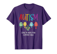 Load image into Gallery viewer, Autism Awareness Cute Owl Color Puzzles autism T-Shirt kids T-Shirt-247605
