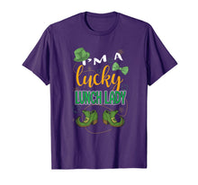 Load image into Gallery viewer, I'm A Lucky Lunch Lady Leprechaun Funny St Patricks Day Gift T-Shirt-4090622
