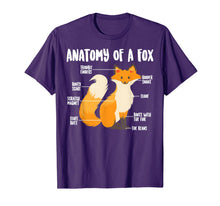 Load image into Gallery viewer, Anatomy Of A Fox | Cute Sweet Carnivore Funny Animal Gift T-Shirt-815890
