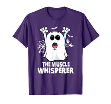 Load image into Gallery viewer, Massage Therapist Muscle Whisperer Ghost Fun Halloween Gift T-Shirt

