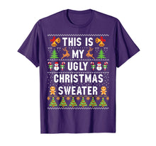 Load image into Gallery viewer, This Is My Ugly Sweater Funny Christmas T-Shirt-108681
