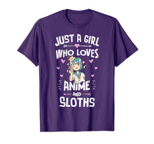 Load image into Gallery viewer, Anime And Sloths Gifts for Daughter and Girls T-Shirt-3204312
