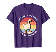 Load image into Gallery viewer, Mess With The Honk You Get The Bonk Goose Memes Gifts T-Shirt
