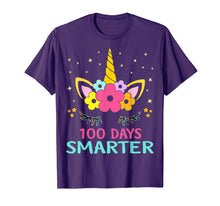 Load image into Gallery viewer, 100 Days of School Shirt Unicorn Girls Costume Gift Tee T-Shirt-595937
