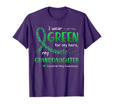 Load image into Gallery viewer, I Wear Green For My Granddaughter Cerebral Palsy Awareness T-Shirt-4105126
