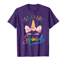 Load image into Gallery viewer, Team 1st Grade Unicorn Back To School For Girl &amp; Women T-Shirt 151281
