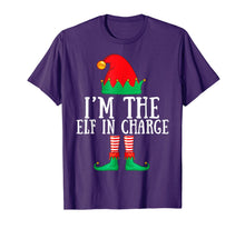 Load image into Gallery viewer, I&#39;m The Elf in Charge Matching Family Group Christmas Gifts T-Shirt-2134025
