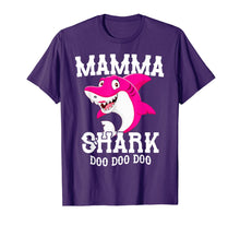 Load image into Gallery viewer, Mamma Shark For Mother Grandma Birthday Halloween Christmas T-Shirt
