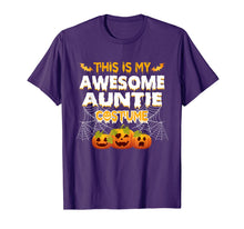 Load image into Gallery viewer, This Is My Awesome Auntie Costume Halloween Gift T-Shirt
