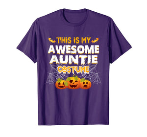 This Is My Awesome Auntie Costume Halloween Gift T-Shirt