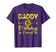 Load image into Gallery viewer, Daddy Of The Birthday Princess Shirt Dad Sunflower Gifts T-Shirt-1281765
