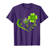 Load image into Gallery viewer, Green Celtic Cross Heart Shamrock St Patrick&#39;s Day Gifts T-Shirt-563685
