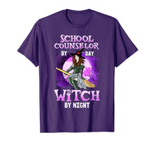 Load image into Gallery viewer, School Counselor Halloween Witch College Counselors Costume T-Shirt
