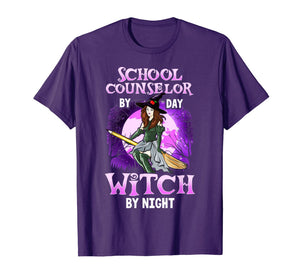 School Counselor Halloween Witch College Counselors Costume T-Shirt