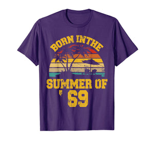 Vintage 50th Birthday Summer Of 69 Shirt 1969 Birthday Gifts T-Shirt 220844