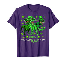 Load image into Gallery viewer, St Patricks HAPPY ST PAT-REX DAY Gift for Dinosaurs lover T-Shirt-1135825
