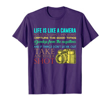 Load image into Gallery viewer, Funny shirts V-neck Tank top Hoodie sweatshirt usa uk au ca gifts for Photography Life Is Like A Camera Photographer Gift T-Shirt 1216688
