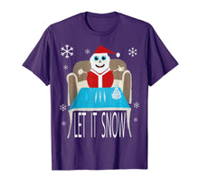 Load image into Gallery viewer, Let It Snow Santa Cocaine Adult Humor Xmas Funny Gag Gifts T-Shirt-1769818
