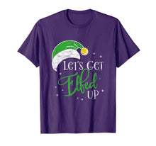 Load image into Gallery viewer, Funny Elf Drinking Team Christmas Party - Let&#39;s Get Elfed Up T-Shirt-3199539
