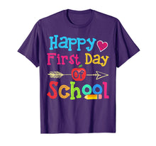 Load image into Gallery viewer, Happy First Day Of School Fun Tshirt Gifts Teacher &amp; Student 76871
