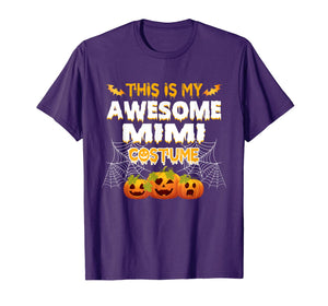 This Is My Awesome Mimi Costume Halloween Gift T-Shirt